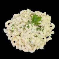 Макарони в сирному соусі