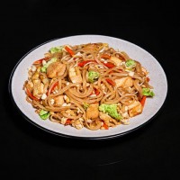 Паста з лососем та шпинатом