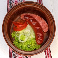 Ковбаски домашні гриль